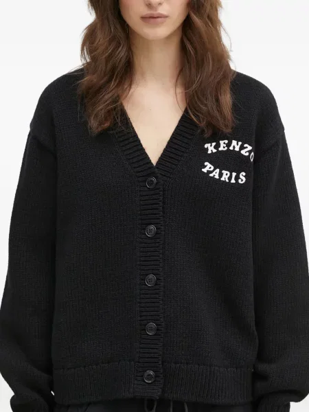 Жилетка Kenzo на цветя черно