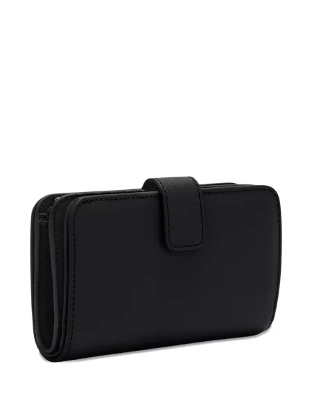 Portofel Furla din piele clasic cu autograf negru