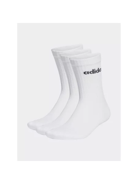 Ponožky Linear Crew Cushioned – 3 páry bílé