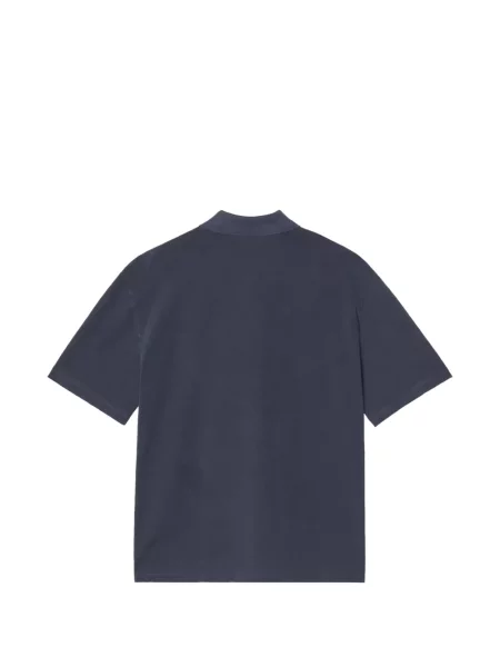 Pólóing Carhartt Wip autogrammal kék