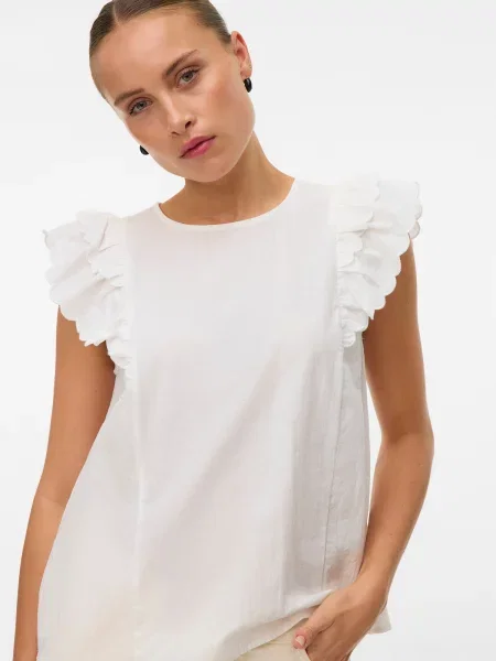 VERO MODA Blúz VMRITA' fehér