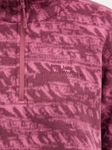 Кофта outdoor Jack Wolfskin BIG SKY візерунок фіолетовий