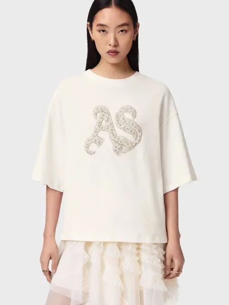 Футболка Allsaints біла