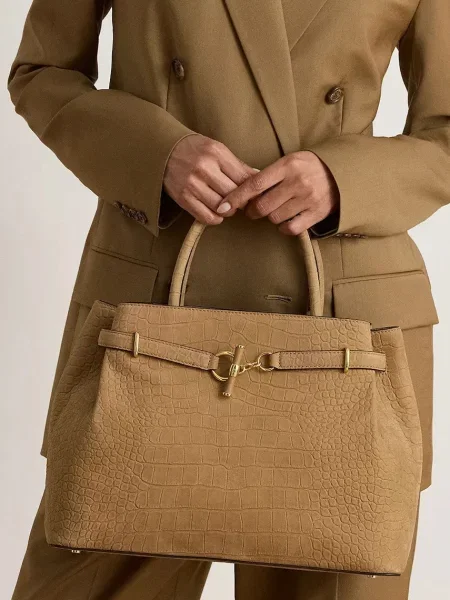 Lauren Ralph Lauren сумка-тоут шкіряна