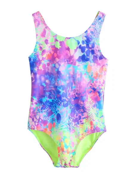 Next Costum de baie întreg / aqua / verde deschis / lila albastru