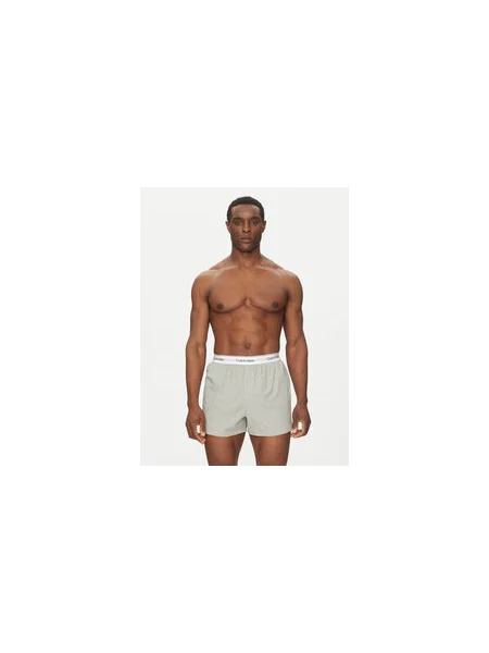 Calvin Klein Underwear Boxeralsók szürke / fekete fehér