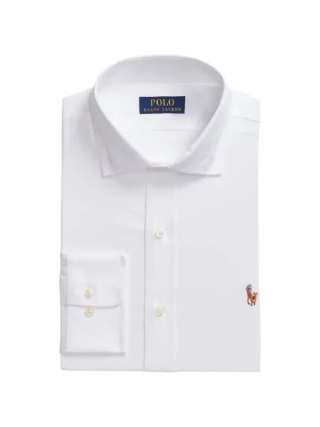 Tricou polo Polo Ralph Lauren cu glugă cu blană cu broderie roșu