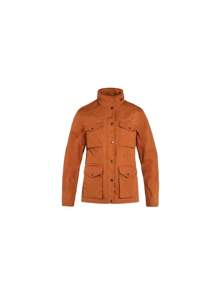 Fjällräven Räven Jacket W Kobiety Kurtki Fjällräven Size: XXS pomarańczowy
