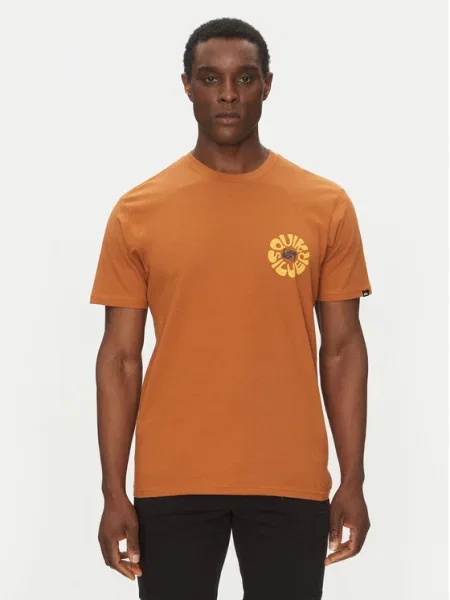 Тениска Quiksilver кафяво