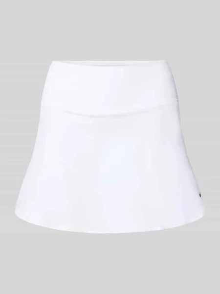 Spódnica mini w efekcie 2 w 1 z logo Nike Training biała
