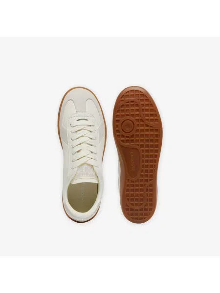 Lacoste Skórzane Sneakersy Baseshot Pro beżowy