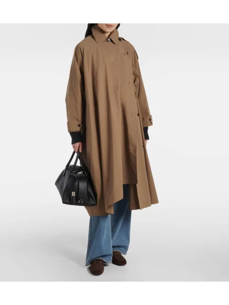 Pantofi loafer Tod's din piele de căprioară maro