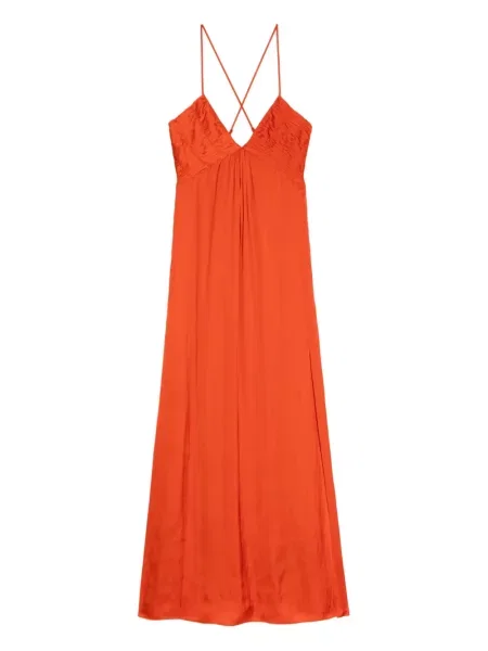 Rochie maxi Zadig&voltaire de costum portocaliu