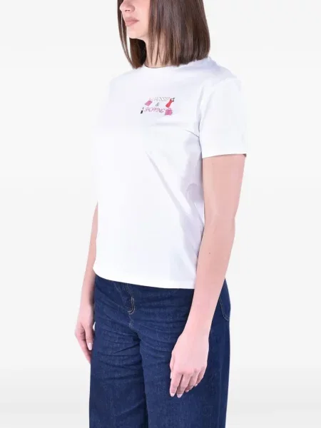 Tricou Mc2 Saint Barth cu broderie alb