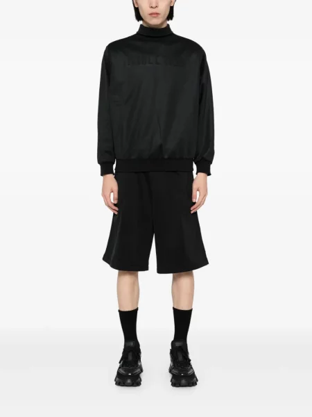 Haftowana bluza Adidas z dekoltem w serek czarna