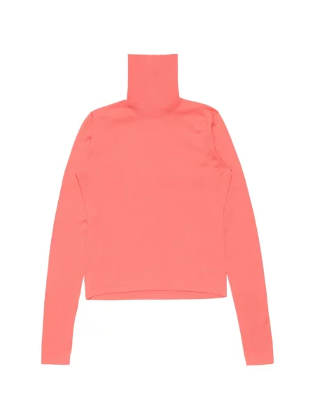 Μεταξωτό ζιβάγκο Acne Studios ροζ