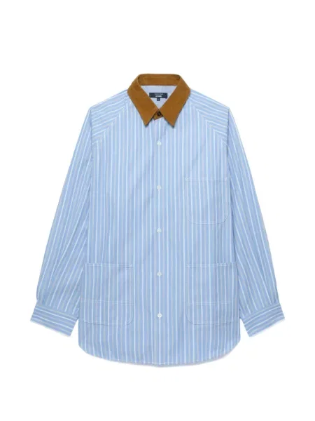 Cămașă Comme Des Garçons Homme cu dungi albastru