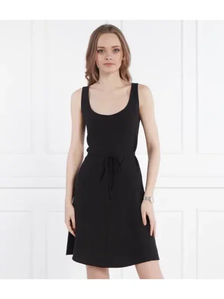 Calvin Klein Jeans ruha mini egyenes fekete