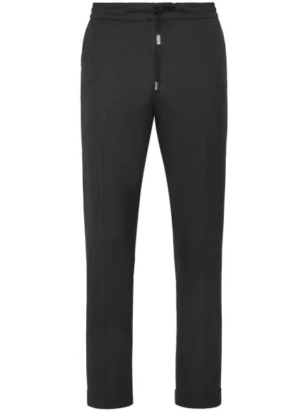 Вълнени панталон Philipp Plein черно