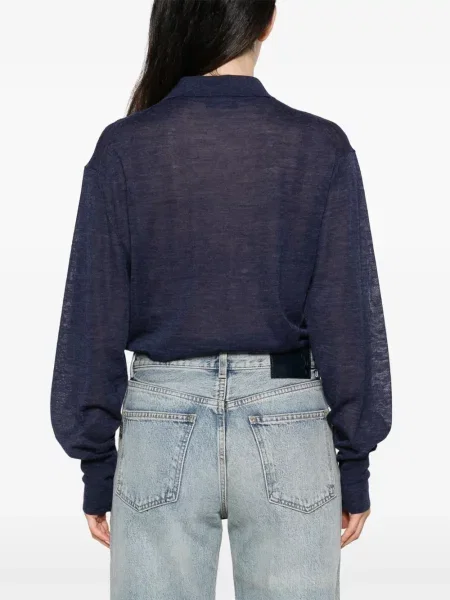 Gulerat tricou polo Haikure albastru