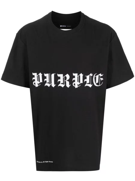 Tricou Purple Brand cu imagine negru