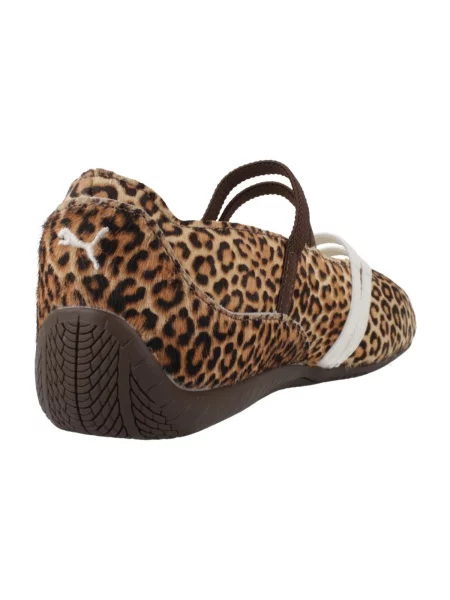 Pantofi Puma cu model leopard galben