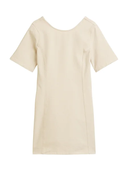 Marc O'Polo rochie din denim mini dreaptă bej