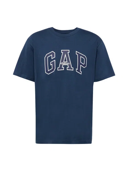GAP Tricou bleumarin / albastru închis alb