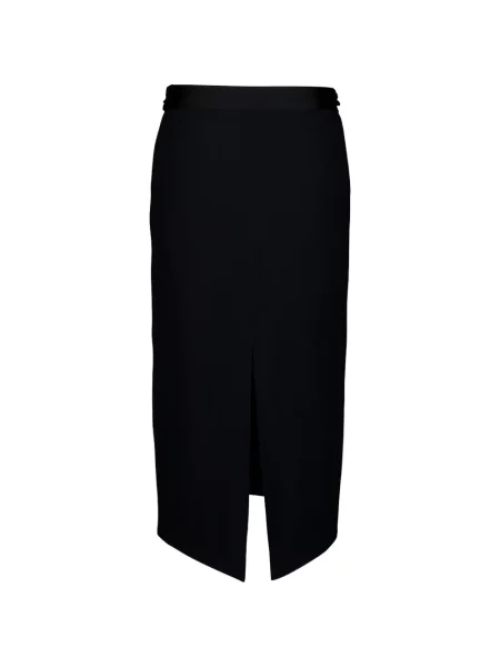 Fustă tip creion Tom Ford din satin negru