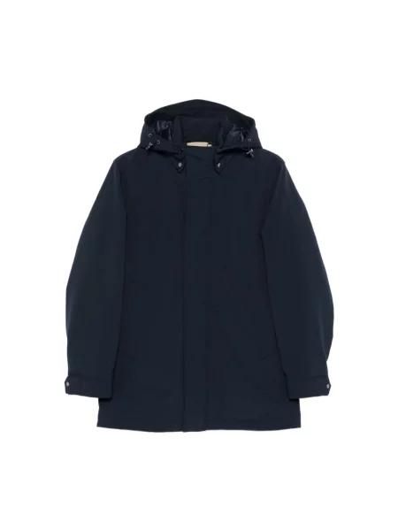 Kurtka Woolrich softshell niebieska