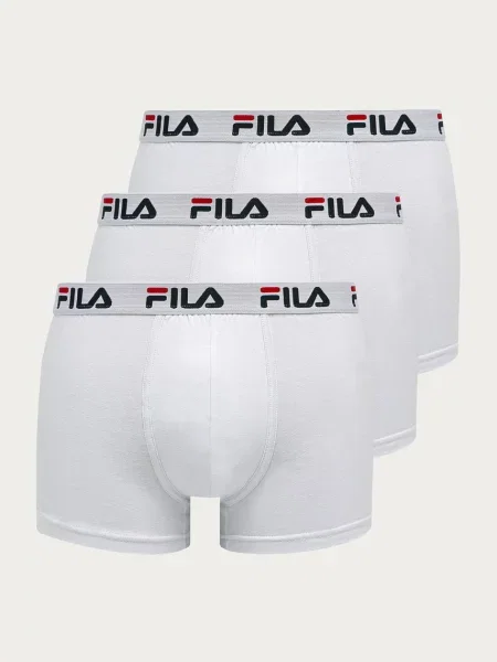 Fila přiléhavé boxerky s bavlnou bílé