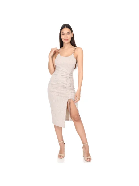Šaty La Modeuse béžová