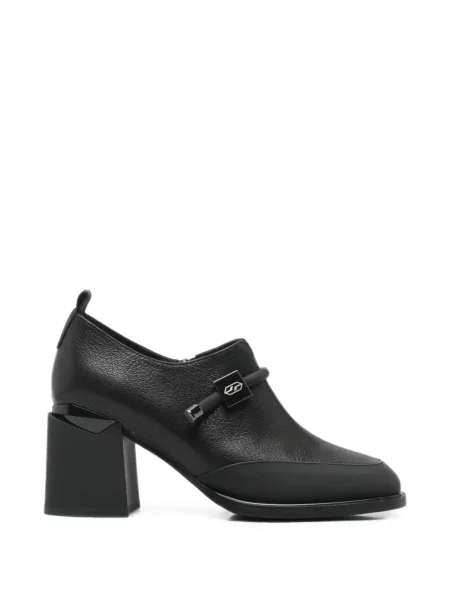 Pantofi cu toc Linda Baumann cu autograf negru
