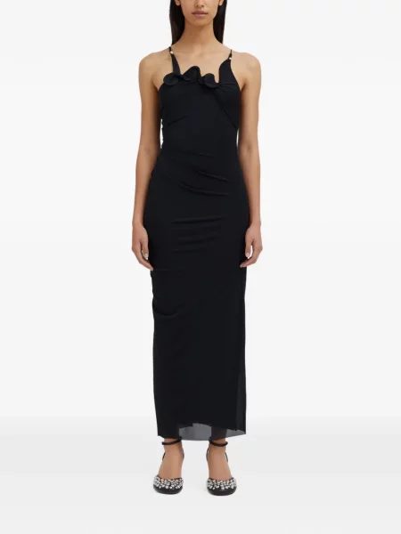 Rochie midi Christopher Esber negru