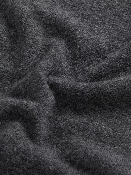 Pulover Woolrich cu decolteu în V gri