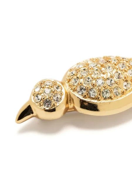 Kamínky brož Christian Dior Pre-owned zlatá