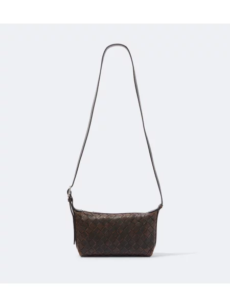 Geantă Bottega Veneta Pouch din piele negru
