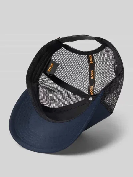 BOSS Orange czapka z daszkiem Elliot-PL Mężczyźni Sztuczne włókno niebieski|czarny ONE SIZE czarna