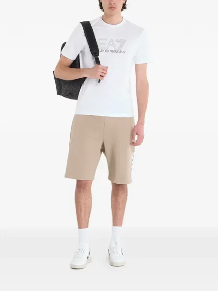 Μπλούζα Ea7 Emporio Armani με σχέδιο λευκό