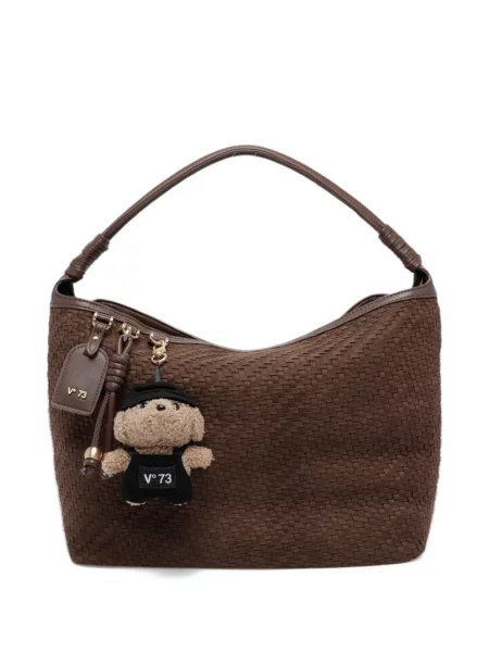 Τσάντα shopper V°73 καφέ