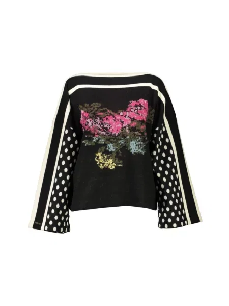 Sweter Blugirl wełniany czarny