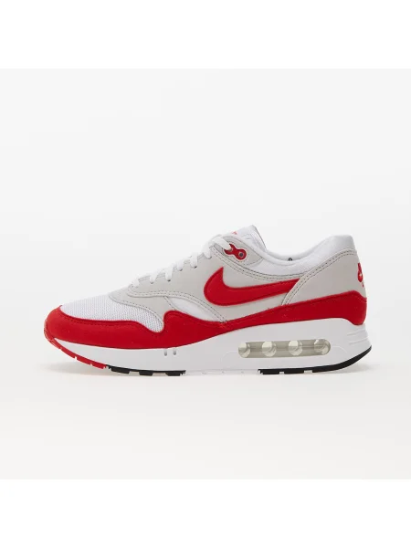 Sneakers Nike W Air Max 1 Premium White/ University Red-Lt Neutral Grey EUR białe