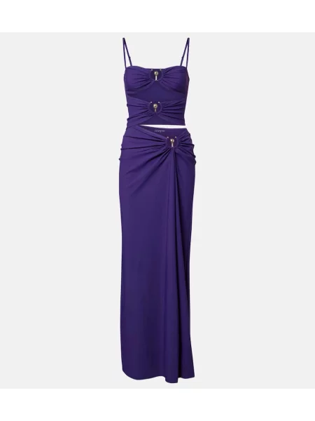Rochie maxi Christopher Esber de costum violet