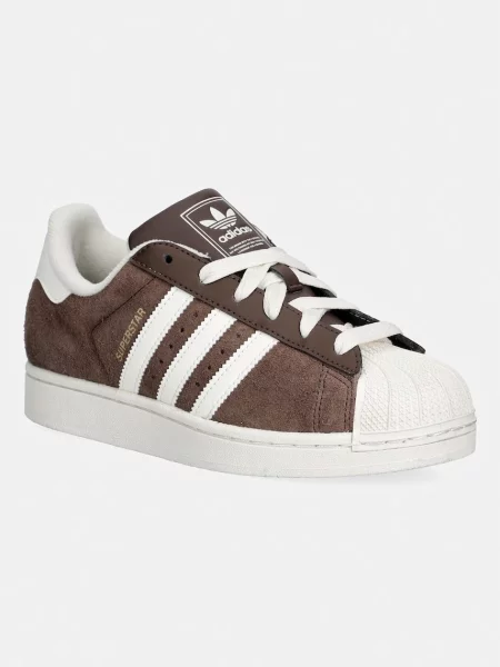 Superge iz semiša adidas Originals Superstar II bela
