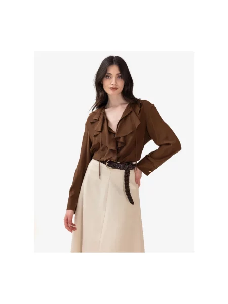 Bluzka Max Mara Studio brązowa