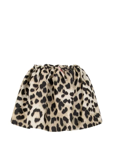 Fusta mini Givenchy cu model leopard din jacard
