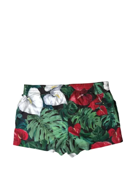 Gėlėtas raštuotas maudymosi kostiumėlis Dolce & Gabbana žalia