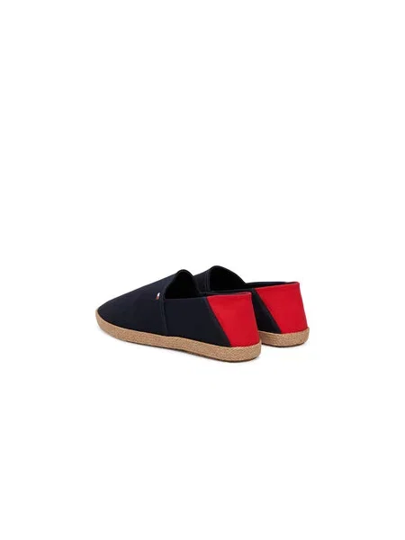 Espadrilės Tommy Hilfiger Core Hilfiger Espadrille Textile Tamsiai mėlyna