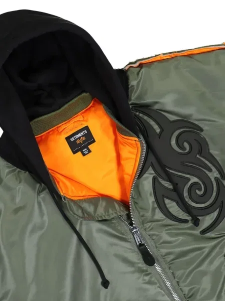 Geacă bomber Vetements verde