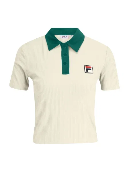 Тениска с яка Fila Looknow бежово